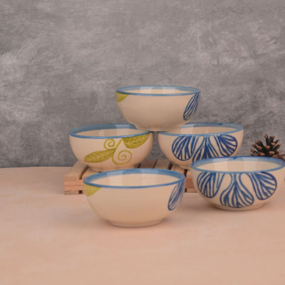 Exotic Blue Toned Ceramic Bowl Sets