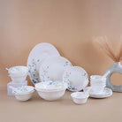 33 Pcs Blue Floral Dinner Set