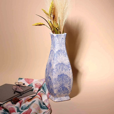 Sky Blue Ceramic Flower Vase