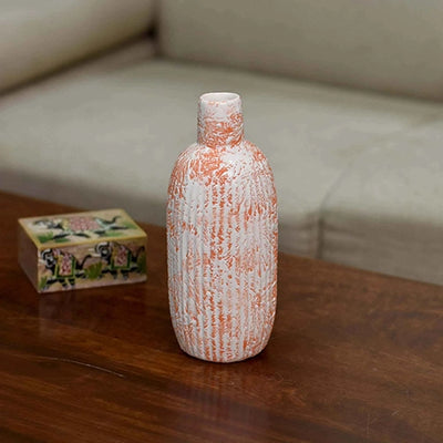 Vase with Coral and White Motif