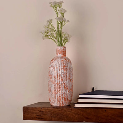 Vase with Coral and White Motif