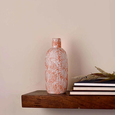 Vase with Coral and White Motif