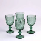 Vintage Diamond Detailing Glass (Set of 6)