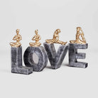 Elegant Love Sign Idols