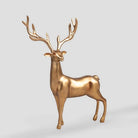 Golden Radiance Deer Statue