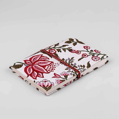 Handmade Diary with Floral Cover (7x5inch)