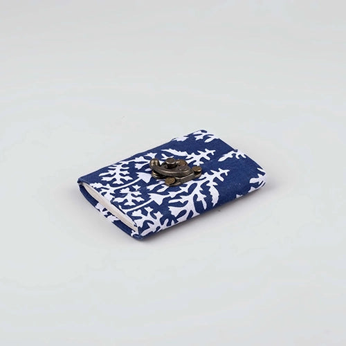 Fabric Covered Diary with Lock (4x3inch)