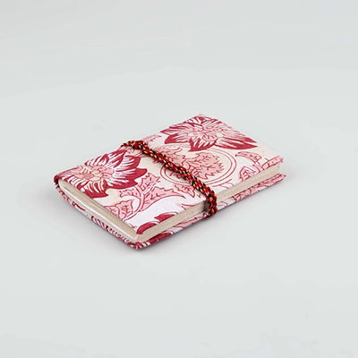 Floral Printed Handmade Diary (5x3.5inch)