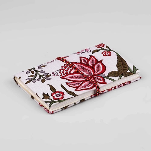 Stylish Floral Covered Diary (6x4inch)