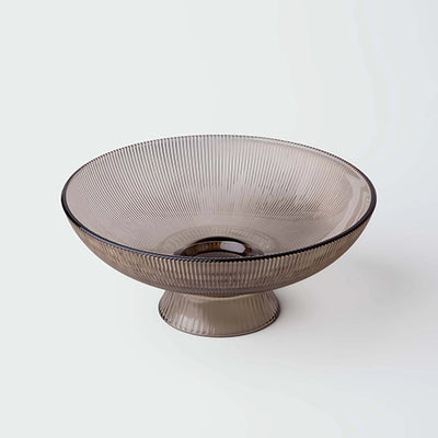 Clear Glass Fruit Bowl
