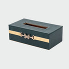 Luxury Green Leather Bathroom Accessory Set