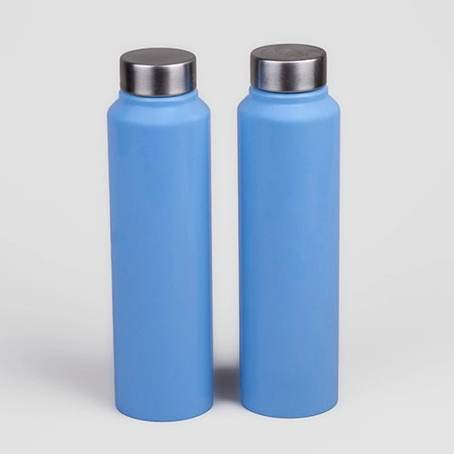 Blue Stainless Steel Water Bottle