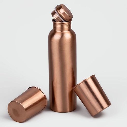 Luxury Copper Bottle with Glass Set 