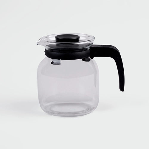 Glass Tea Pot with Black Handle