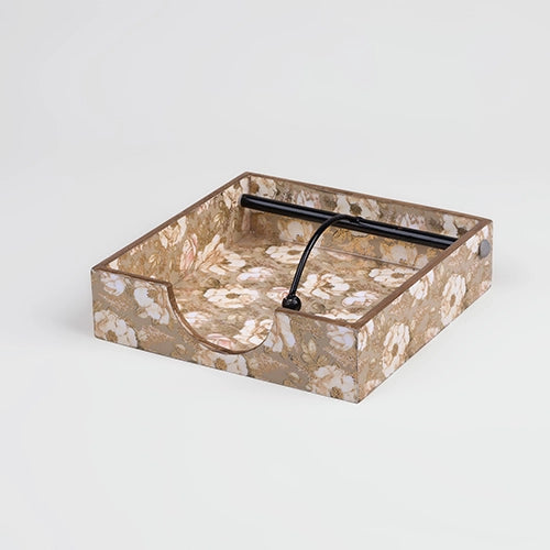 Luxe Gloss Wooden Tissue Holder