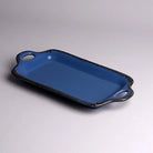 Ceramic Blue Serving Platter