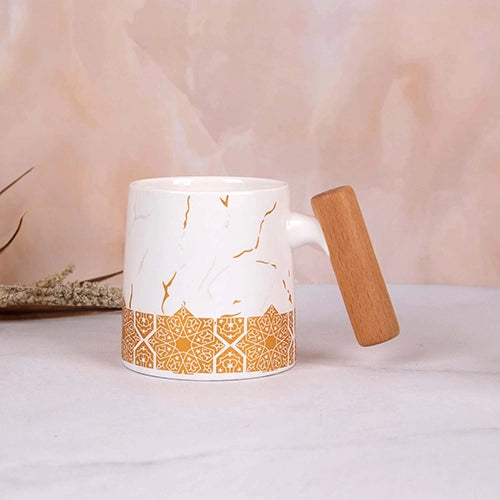 Bronze Decor White Tea Set