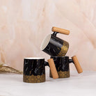 Bronze Decor Black Tea Set