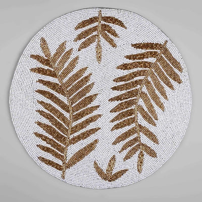 Royal Gold Off-White Table Mat
