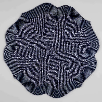 Azure Beaded Table Mat