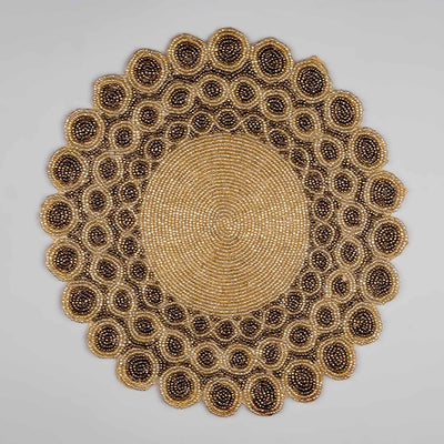 Handcrafted Beaded Table Mat