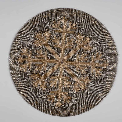 Luxe Round Beaded Placemats