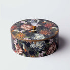 Floral Handcrafted Wooden Storage Box