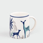 Blue Deer Ceramic Coffee Mug (Set of 2)
