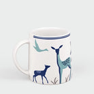 Blue Deer Ceramic Coffee Mug (Set of 2)