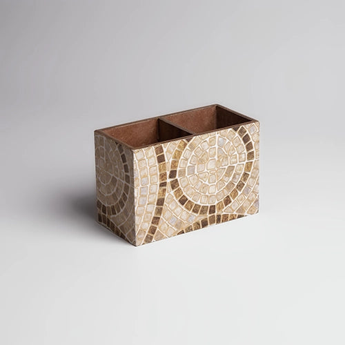 Elegant Mosaic Wooden Organizer