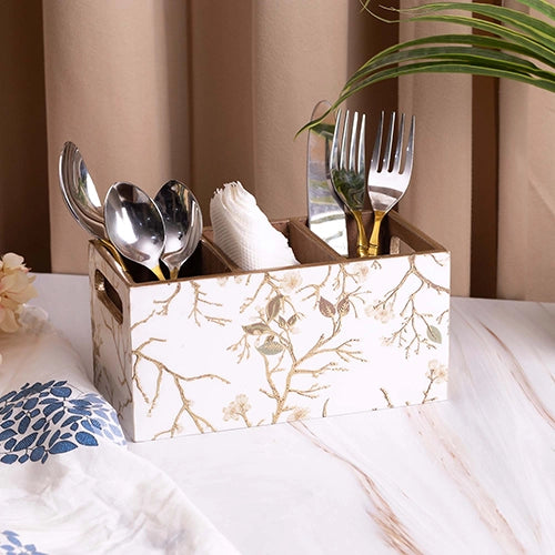 Spring Blossom Cutlery Organizer