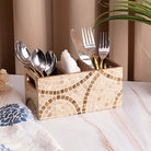 Mosaic Elegance Cutlery Organizer