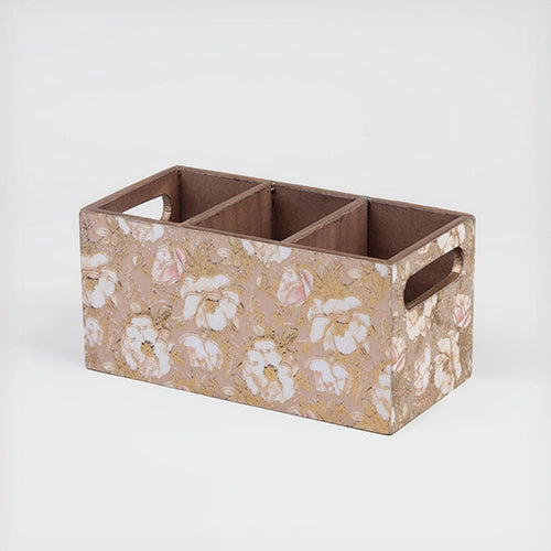 Roses Motif Cutlery Organizer