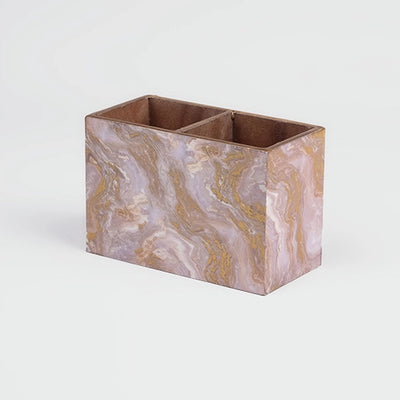 Marble Effect Pen Stand