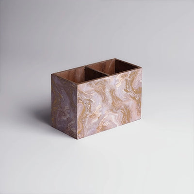 Marble Effect Pen Stand