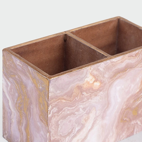 Marble Effect Pen Stand
