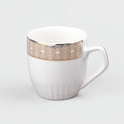 Classic White Tea Cup Set of 6