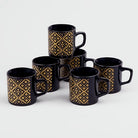 Premium Ceramic Tea Cup (Set of 6)