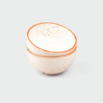 Artisan Matte Finish Ceramic Bowls (Set of 2)