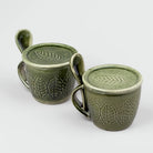 Green Bliss Ceramic Cup (Set of 2)