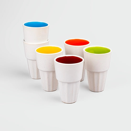 Versatile Ceramic Tea Kulhad Set with Stand