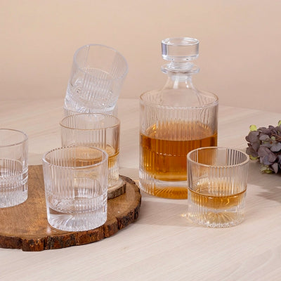 Crystal Decanter and Glass Set