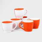 Dynamic Ceramic Tea Cup (Set of 6)