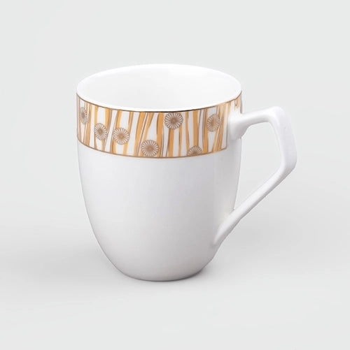 Opulent Gold Printed Tea Cup (Set of 6)