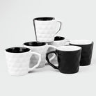 Aesthetic Ceramic Diamond Tea Cup (Set of 6)