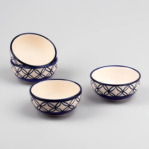 Stylish Ceramic Serving Bowl Set of 4