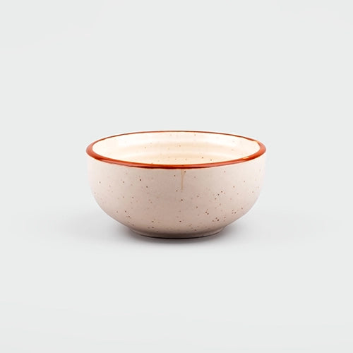 Rustic Brown Ceramic Bowl (Set of 2)