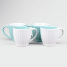 Stunning Pastel-Coloured Ceramic Tea Cup (Set of 4)