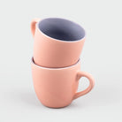 Classic Double Toned Ceramic Tea Cup (Set of 2)
