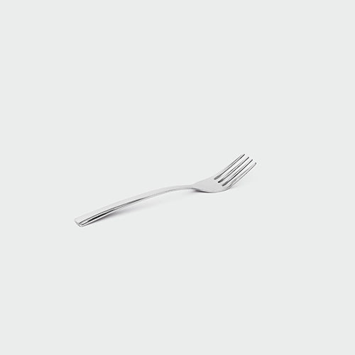 Sleek Silver Cutlery Stand Set